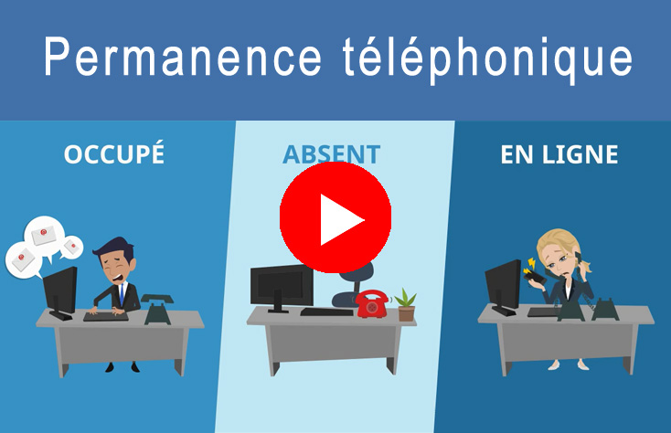 Découvrez en vidéo notre service de permanence téléphonique pour les professionnels